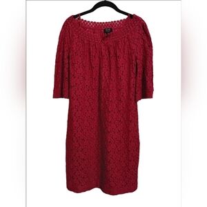 Nicole by Nicole Miller Pink Off-the-Shoulder Sheath Dress